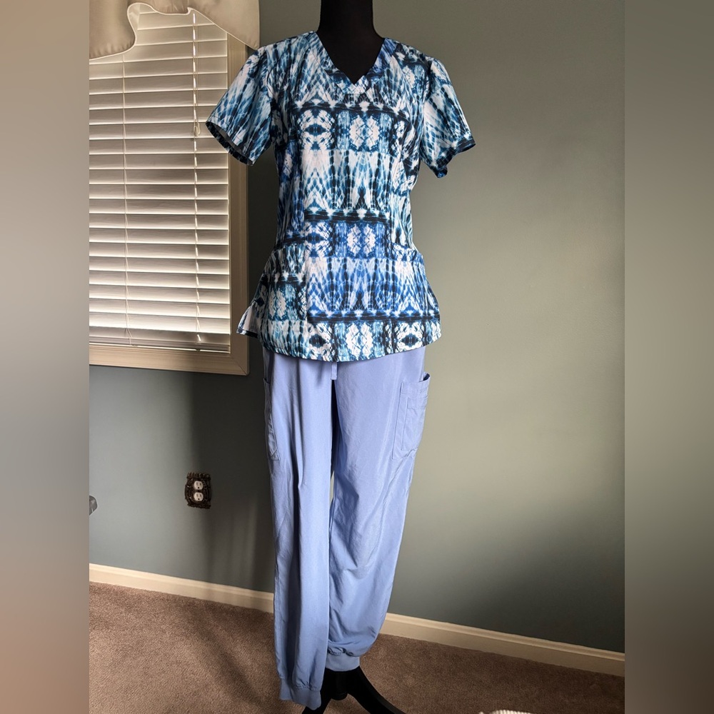 Barco Uniforms Navy and Sky Blue Set